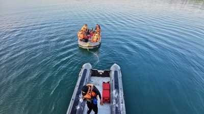 According to a local rescue office spokesperson Wahyudin, the vessel was a wooden passenger boat and not a ferry as initially reported.&nbsp; (REUTERS)