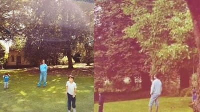 Kareena Kapoor, Saif Ali Khan, Taimur Ali Khan and Jehangir Ali Khan in Europe. Kareena Kapoor, Saif Ali Khan, Taimur Ali Khan and Jehangir Ali Khan in Europe.