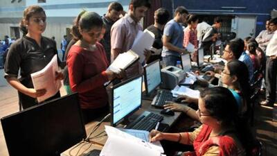 Of the 25,973 allotted students, 13,576 students were given the college of their first preference, 2,911 students were given the college of their second preference and 1,105 students were given the college of their third preference. (REPRESENTATIVE PHOTO) Of the 25,973 allotted students, 13,576 students were given the college of their first preference, 2,911 students were given the college of their second preference and 1,105 students were given the college of their third preference. (REPRESENTATIVE PHOTO)