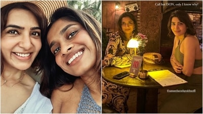Samantha Ruth Prabhu recently announced that she is taking a break from acting. Amid this, the star travelled around India and even shared pictures with fans. Now, Samantha has travelled to Bali, Indonesia, with her friend Anusha Swamy to unwind in the tropical paradise. Today, she shared photos from her travels, giving a glimpse of her scenic morning. It will inspire you to de-stress in nature and take a break from your daily hustle. Scroll through to check out Samantha's photos on Instagram. (Instagram) Samantha Ruth Prabhu recently announced that she is taking a break from acting. Amid this, the star travelled around India and even shared pictures with fans. Now, Samantha has travelled to Bali, Indonesia, with her friend Anusha Swamy to unwind in the tropical paradise. Today, she shared photos from her travels, giving a glimpse of her scenic morning. It will inspire you to de-stress in nature and take a break from your daily hustle. Scroll through to check out Samantha's photos on Instagram. (Instagram)