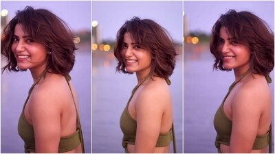 Earlier, Samantha debuted a new haircut on Instagram. The star posted a video of herself smiling at the camera and flaunting her new haircut. She cut her hair short and defined her face with soft layers. It can be your go-to look for the summer and monsoon seasons. (Instagram) Earlier, Samantha debuted a new haircut on Instagram. The star posted a video of herself smiling at the camera and flaunting her new haircut. She cut her hair short and defined her face with soft layers. It can be your go-to look for the summer and monsoon seasons. (Instagram)
