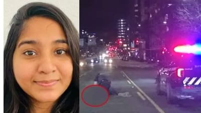 Bodycam footage shows the officer performing CPR on Jaahnavi Kandula (GoFundMe, FOX 13 Seattle screenshot/YouTube) Bodycam footage shows the officer performing CPR on Jaahnavi Kandula (GoFundMe, FOX 13 Seattle screenshot/YouTube)