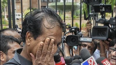 The Rajasthan assembly was adjourned after Congress MLA Rajendra Gudha waved a red diary which he claims holds details of irregular financial transactions (PTI) The Rajasthan assembly was adjourned after Congress MLA Rajendra Gudha waved a red diary which he claims holds details of irregular financial transactions (PTI)