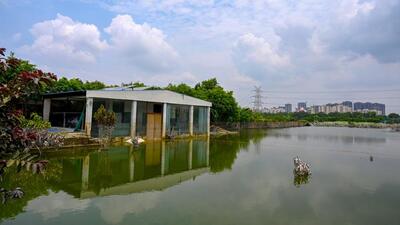 The move comes after the Noida authority and the Gautam Budh Nagar district administration realised that all farmhouses are right on the main riverbed area, contrary to previous claims by farmhouse owners that flood water will never touch them no matter how high the water level rises. (Sunil Ghosh/HT Photo) The move comes after the Noida authority and the Gautam Budh Nagar district administration realised that all farmhouses are right on the main riverbed area, contrary to previous claims by farmhouse owners that flood water will never touch them no matter how high the water level rises. (Sunil Ghosh/HT Photo)