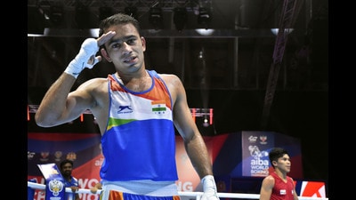 World championships silver medallist Amit Panghal (PTI file) World championships silver medallist Amit Panghal (PTI file)