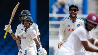 Ishan Kishan scored his maiden Test half-century against West Indies in 2nd Test Ishan Kishan scored his maiden Test half-century against West Indies in 2nd Test