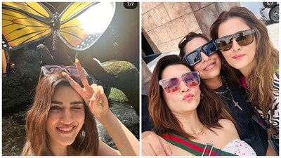 Kriti Sanon shared pictures from her Vegas trip on Instagram. Kriti Sanon shared pictures from her Vegas trip on Instagram.