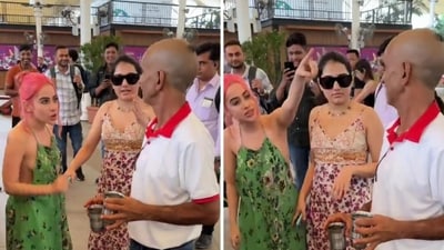 Uorfi Javed schools onlooker who commented on her looks. Uorfi Javed schools onlooker who commented on her looks.