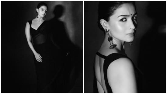 Alia Bhatt is currently busy promoting her upcoming film Rocky Aur Rani Ki Prem Kahani which is slated to release on July 28. The actor has been making heads turn in every promotional event of her film for her vibrant choice of sarees. In her recent Instagram post, Alia can be seen acing the regal look with a solid saree.&nbsp;(Instagram/@aliaabhatt)