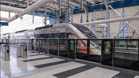 The Delhi government was required to contribute ₹1,180 crore towards its share for the construction of the Delhi-Meerut RRTS corridor. (PTI)