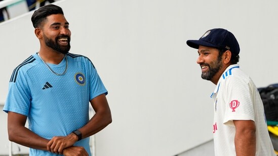 Mohammed Siraj received the Player of the Match award.(AP)