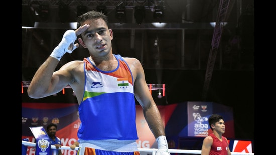 World championships silver medallist Amit Panghal (PTI file)