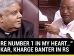 Dhankar, Kharge Banter In RS Dhankar, Kharge Banter In RS
