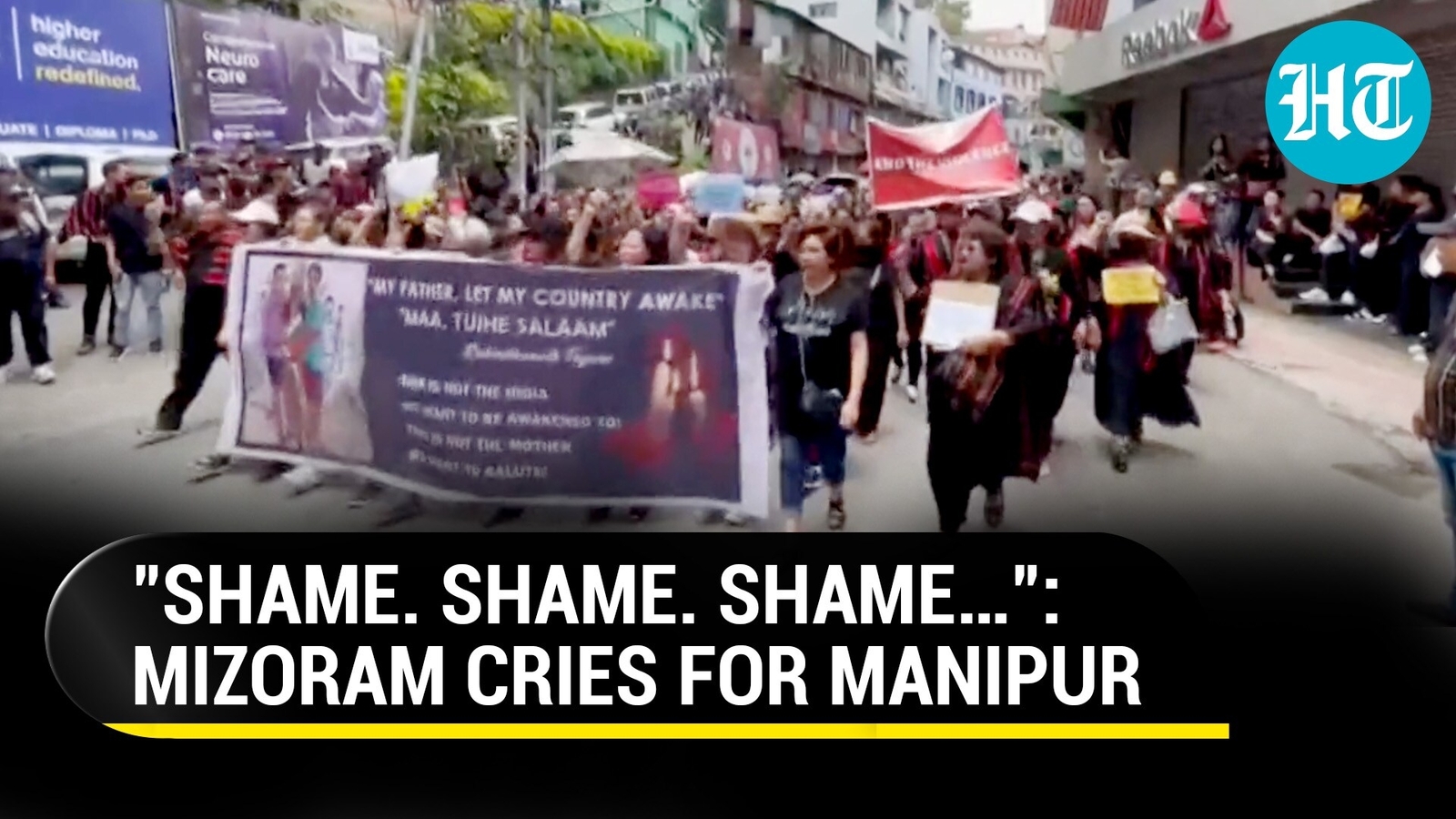 Manipur Violence: Massive Protests In Mizoram, Anti-Modi Slogans Raised ...