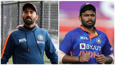 Karthik feels the India star has an edge over Samson (Getty Images-ANI) Karthik feels the India star has an edge over Samson (Getty Images-ANI)