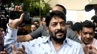 Former Haryana minister Gopal Goyal Kanda after his acquittal in the case. (ANI) Former Haryana minister Gopal Goyal Kanda after his acquittal in the case. (ANI)