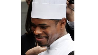 FILE - White House Chef Tafari Campbell smiles Nov. 6, 2008, on the South Lawn of the White House in Washington. Campbell, an employee of former President Barack Obama, has drowned near the couple’s home on Martha’s Vineyard. Massachusetts State Police confirmed that the paddleboarder whose body was recovered from Edgartown Great Pond on Monday, July 24, 2023 was Tafari Campbell, of Dumfries, Virginia. (AP Photo/Ron Edmonds, file) (AP) FILE - White House Chef Tafari Campbell smiles Nov. 6, 2008, on the South Lawn of the White House in Washington. Campbell, an employee of former President Barack Obama, has drowned near the couple’s home on Martha’s Vineyard. Massachusetts State Police confirmed that the paddleboarder whose body was recovered from Edgartown Great Pond on Monday, July 24, 2023 was Tafari Campbell, of Dumfries, Virginia. (AP Photo/Ron Edmonds, file) (AP)