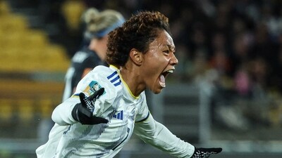 Sarina Bolden the match-winner with Philippines' first shot on goal in the 24th minute (AFP) Sarina Bolden the match-winner with Philippines' first shot on goal in the 24th minute (AFP)
