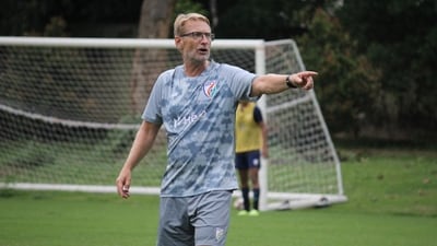 India women's football team coach Thomas Dennerby (Twitter/IndianFootball) India women's football team coach Thomas Dennerby (Twitter/IndianFootball)
