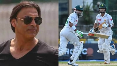 Shoaib Akhtar joined the new Bazball-inspired trend after Pakistan's dominance against Sri Lanka Shoaib Akhtar joined the new Bazball-inspired trend after Pakistan's dominance against Sri Lanka