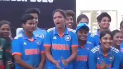 Harmanpreet Kaur's post-match act after 3rd Bangladesh ODI is being immensely criticised Harmanpreet Kaur's post-match act after 3rd Bangladesh ODI is being immensely criticised