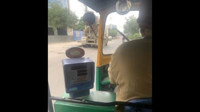 Mandar Natekar shared this photo of an autorickshaw meter in Bengaluru on Twitter. (Twitter/@mandar2404) Mandar Natekar shared this photo of an autorickshaw meter in Bengaluru on Twitter. (Twitter/@mandar2404)
