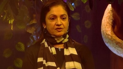 Pooja Bhatt during the nomination task on Tuesday's episode of Bigg Boss OTT 2.