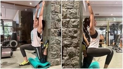 Shilpa Shetty shares her 'impossible journey’ post left knee fracture (Instagram/@theshilpashetty) Shilpa Shetty shares her 'impossible journey’ post left knee fracture (Instagram/@theshilpashetty)