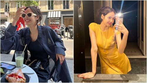 BLACKPINK member Lisa posts pictures of her OOTD from Paris. (Instagram) BLACKPINK member Lisa posts pictures of her OOTD from Paris. (Instagram)