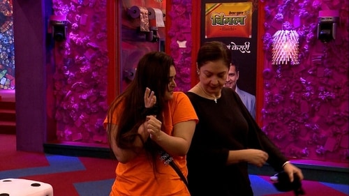 Pooja on Tuesday morning in Bigg Boss OTT 2. Pooja on Tuesday morning in Bigg Boss OTT 2.