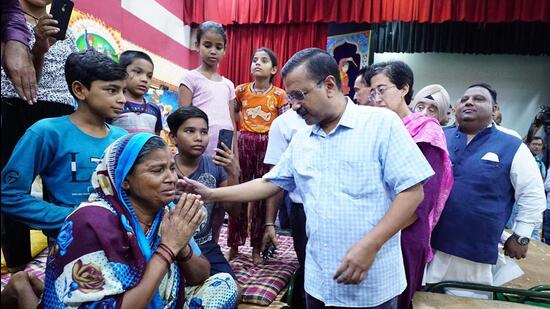 Delhi chief minister Arvind Kejriwal has written to Union finance minister Nirmala Sitharaman. (HT Photo)