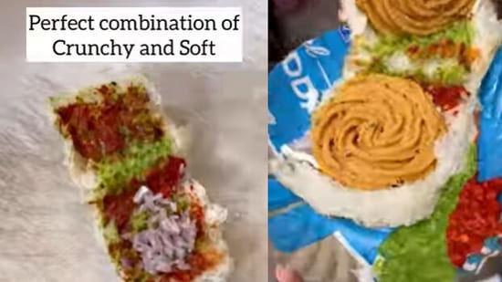 Vada pav gets a twist with chakli, (Instagram)