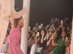Kiara Advani was part of a fashion show and Sidharth Malhotra's mom was present. Kiara Advani was part of a fashion show and Sidharth Malhotra's mom was present.