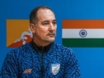 India head coach Igor Stimac during a press conference ahead of SAFF Championship in Bengaluru