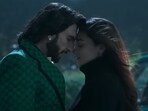 Ranveer Singh and Alia Bhatt in a still from Rocky Aur Rani Kii Prem Kahaani trailer. Ranveer Singh and Alia Bhatt in a still from Rocky Aur Rani Kii Prem Kahaani trailer.