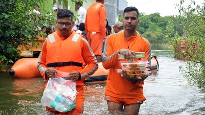 "Due to rains and waterlogging, District Magistrate Manish Kumar Verma has ordered closure of all schools up to Class 12 for today," District Inspector of Schools Dharmveer Singh said. (ANI) "Due to rains and waterlogging, District Magistrate Manish Kumar Verma has ordered closure of all schools up to Class 12 for today," District Inspector of Schools Dharmveer Singh said. (ANI)