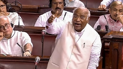Mallikarjun Kharge replied to Amit Shah's letter as the Congress, BRS moved a no-confidence motion against the government. (ANI) Mallikarjun Kharge replied to Amit Shah's letter as the Congress, BRS moved a no-confidence motion against the government. (ANI)