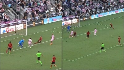 Lionel Messi scored two goals and assisted another for Inter Miami on Tuesday (Twitter) Lionel Messi scored two goals and assisted another for Inter Miami on Tuesday (Twitter)