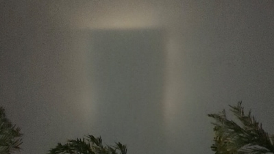 The shadow appeared on Saturday over the Hebbal flyover, according to a Twitter post. (Twitter) The shadow appeared on Saturday over the Hebbal flyover, according to a Twitter post. (Twitter)