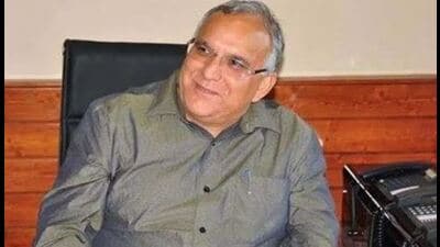J&K state election commissioner BR Sharma (File photo) J&K state election commissioner BR Sharma (File photo)