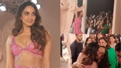 Kiara Advani was part of a fashion show and Sidharth Malhotra's mom was present. Kiara Advani was part of a fashion show and Sidharth Malhotra's mom was present.