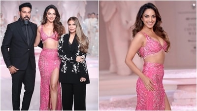 Kiara Advani transforms into Desi Barbie for Falguni Shane Peacock's FDCI India Couture Week show. (Instagram/@FDCI) Kiara Advani transforms into Desi Barbie for Falguni Shane Peacock's FDCI India Couture Week show. (Instagram/@FDCI)