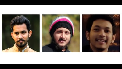 L-R: Awardees Ravinder Singh; Jintu Mohan Kalita; and Mohan Kumar (HT Photos)