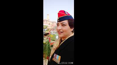 On January 26, 2023, Captain Yashika Hatwal Tyagi became the first-ever woman to represent the Army, Navy, and Air Force veterans during the Republic Day parade. (Sourced) On January 26, 2023, Captain Yashika Hatwal Tyagi became the first-ever woman to represent the Army, Navy, and Air Force veterans during the Republic Day parade. (Sourced)