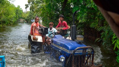 In Karnataka, monsoon rains continued to wreak havoc. Following a flash-flood warning in some parts of coastal and north interior Karnataka, authorities have declared a holiday for Wednesday in all the schools and colleges in the vulnerable regions, according to an official statement. (PTI) In Karnataka, monsoon rains continued to wreak havoc. Following a flash-flood warning in some parts of coastal and north interior Karnataka, authorities have declared a holiday for Wednesday in all the schools and colleges in the vulnerable regions, according to an official statement. (PTI)