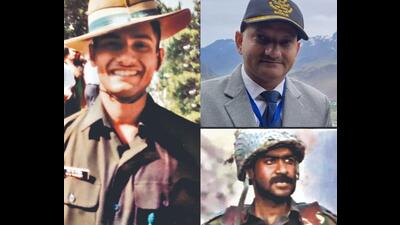 Param Vir Chakra Captain Manoj Kumar Pandey, Manmohan Pandey in Dras and Ajay Devgn played Captain Pandey in LOC: Kargil (2003) Param Vir Chakra Captain Manoj Kumar Pandey, Manmohan Pandey in Dras and Ajay Devgn played Captain Pandey in LOC: Kargil (2003)