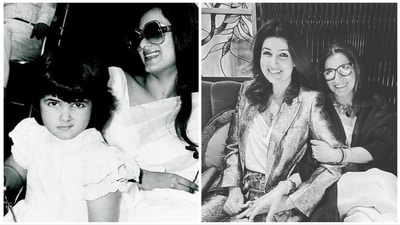 Twinkle Khanna shared some throwback pictures on Instagram, featuring mother Dimple Kapadia. Twinkle Khanna shared some throwback pictures on Instagram, featuring mother Dimple Kapadia.