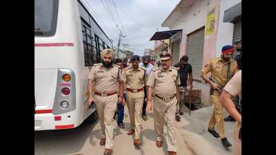 The operation was conducted under the supervision of the DIG Faridkot Range and SSPs were directed to plan it. (HT Photo)