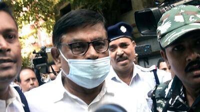 Trinamool Congress MLA and former president of West Bengal Primary Education Board, Manik Bhattacharya was arrested by ED in October 2022 (ANI) Trinamool Congress MLA and former president of West Bengal Primary Education Board, Manik Bhattacharya was arrested by ED in October 2022 (ANI)