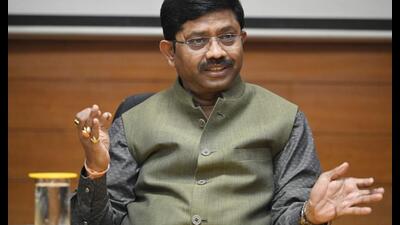 UP industrial development minister Nand Gopal Gupta (HT Photo)
